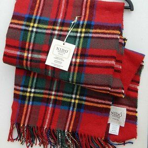 Nido Notte Italia Plaid Throw Blanket